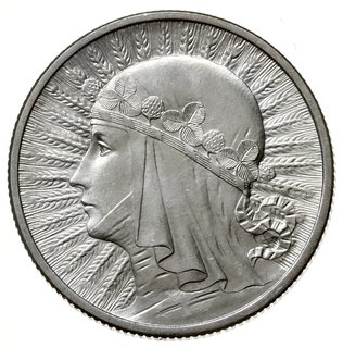 2 złote 1933, Warszawa, \Głowa kobiety, Parchimo