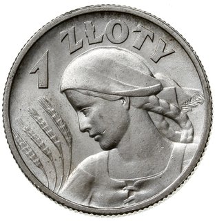 1 złoty 1925, Londyn, Parchimowicz 107.b, piękne