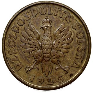5 złote 1925, Warszawa, Konstytucja -odmiana 100