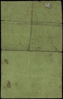 1 złoty 1831, podpis: Głuszyński, seria A, numeracja 423627, cienki papier, widoczny suchy stempel, Miłczak A22aa, Lucow 133a (R6), liczne naderwania, ale bez ubytków papieru