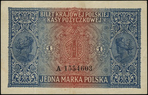 1 marka polska 9.12.1916, \jenerał, seria A