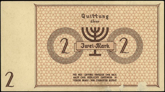 2 marki 15.05.1940, bez oznaczenia serii, numera
