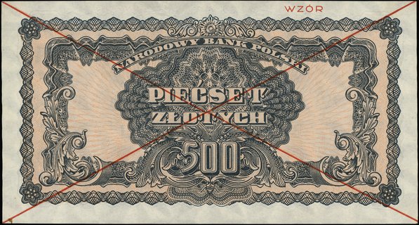 500 złotych 1944, seria AC, numeracja 110370, w 