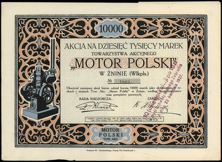 Towarzystwo Akcyjne \Motor Polski\" w Żninie