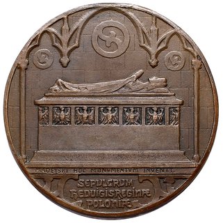 Antoni Madeyski -medal autorstwa Jana Wysockiego wykonany w Rzymie w 1913 r, Aw: Popiersie w lewo, po bokach ROMA - MCMXIII, wokoło napis ANTONIVS MADEYSKI SCVLPTOR, Rw: Widok sarkofagu królowej Jadwigi na Wawelu, pod nim wklęsły napis MADEYSKI HOC MONVMENTVM INVENIT, poniżej napis w trzech wierszach SEPULCRUM HEDVIGISREGINAE POLONIAE, brąz lany 102 mm, Strzałkowski 253 (RR), nakład do 10 sztuk, bardzo rzadki