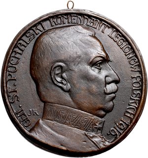gen. Stanisław Puchalski -medalion autorstwa Jana Raszki z 1916 r.