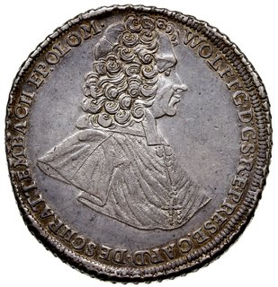 talar 1721, Kremsier, srebro 28.21 g, Dav. 1218,
