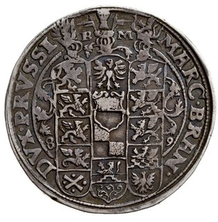talar 1589 / B-M, Halle, srebro 28.86 g, Dav. 94