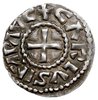 denar, Bourges, Aw: Krzyż, wokoło CARLVS IMP AVG, Rw: Monogram karoliński, wokoło BITVRICES CIVIT,..