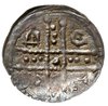 denar jednostronny ok. 1185/90-1201, men. Wrocła