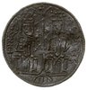 pieniądz miedziany ok. 1172-1182, Aw: Dwaj królowie siedzący na tronie na wprost, wokoło REX STS R..