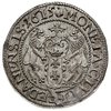 ort 1615, Gdańsk, odmiana z dużą głową króla i kropką nad łapą niedźwiedzia, drobna wada mennicza,..