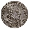 trojak 1605, Kraków, Iger K.05.1.a (R1), moneta z końca blachy