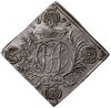 klipa talara strzeleckiego 1697, Lipsk, Aw: Monogram, Rw: Herkules, srebro 25.13 g, Schnee 989, Ka..