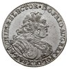 grosz wikariacki 1740, Drezno, Aw: Popiersie kró