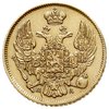 3 ruble = 20 złotych, 1838, Petersburg, złoto 3.86 g, Plage 307, Bitkin 1079 (R), przebitka daty n..