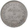3/4 rubla = 5 złotych 1836, Warszawa, Plage 352, Bitkin 1140, niewielka rysa na awersie