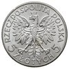 5 złotych 1932, Anglia, \Głowa kobiety, Parchimowicz 116.b