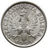 1 złoty 1925, Londyn, Parchimowicz 107.b, piękne, delikatna patyna