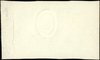 papier do druku banknotu 2 złote z 1863 roku, ze znakiem wodnym \2\" w elipsie