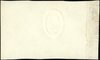 papier do druku banknotu 2 złote z 1863 roku, ze