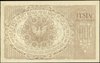 1.000 marek polskich 17.05.1919, seria ZAF. numeracja 244057 z gwiazdką, Miłczak 22h, Lucow 352 (R..