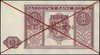 1 złoty 15.05.1946, bez oznaczenia serii i numeracji, po obu stronach dwukrotnie przekreślony i na..