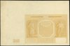 niedokończony druk banknotu 100 złotych 15.05.1946, bez oznaczenia serii i numeracji, papier ze zn..