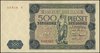 500 złotych 15.07.1947, seria F, numeracja 249387, Miłczak 132a, Lucow 1229 (R4), rzadkie, pięknie..