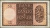 50 guldenów 5.02.1937, seria H, numeracja 159376, Ros. 843, Miłczak G52, rzadkie, egzemplarz zrepr..