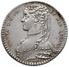 Maria Leszczyńska królowa Francji, -żeton 1731, sygnowany DU VIVIER F, Aw: Popiersie w lewo, w oto..