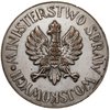 Nagroda Za Konia Remontowego -medal autorstwa S.R.Koźbielewskiego, 1935 r., Aw: Orzeł państwowy   ..