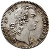 Ludwik XV - żeton 1749 r, sygnowany fm, Aw: Głow