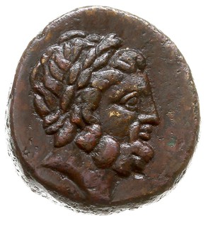 Pont, Amisos, 100-85 pne, AE-20, Aw: Głowa Zeusa