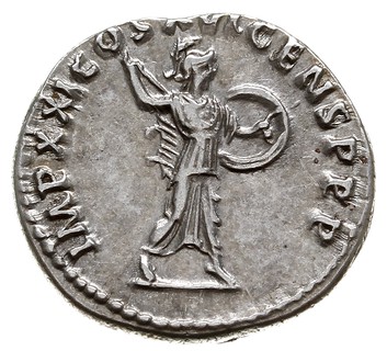 Domicjan 81-96, denar 92, Rzym, Aw: Głowa w praw