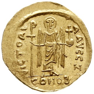 Maurycy Tyberiusz 582-602, solidus 583-601, Kons