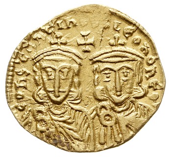 Leon III, Konstantyn V i Leon IV 751-775, solidu