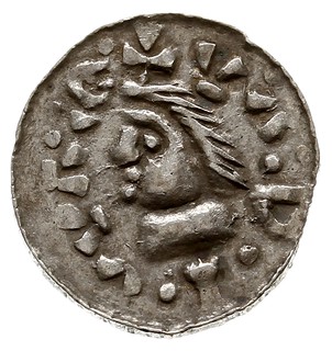 Władysław I Herman 1081-1102, denar, Aw: Głowa w