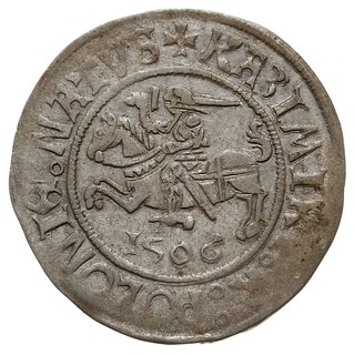 grosz, 1506, Głogów, moneta bita przez królewicz