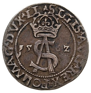 trojak 1562, Wilno, Iger V.62.3.d (R3), Ivanauskas 9SA25-5, ciemna patyna