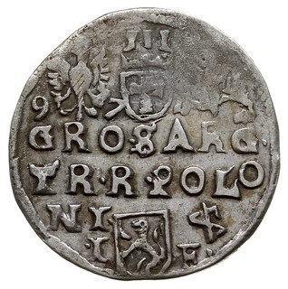 trojak 1597, Lublin, końcówka daty po bokach Orła, Iger L.97.14.a (R4), mennicza wada bicia, rzadki typ