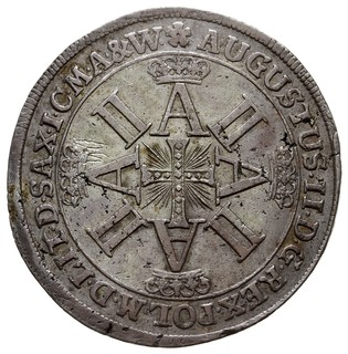 talar 1702, Lipsk, Aw: Krzyż Orderu Danebroga na