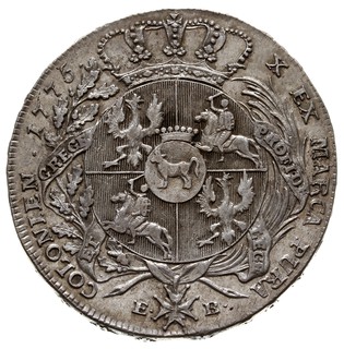 talar 1775, Warszawa, odmiana z napisem LITU, srebro 27.86 g, Plage 392, Dav. 1619