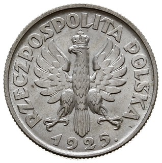 1 złoty 1925, Londyn, Kobieta z kłosami, Parchimowicz 107.b, bardzo ładna