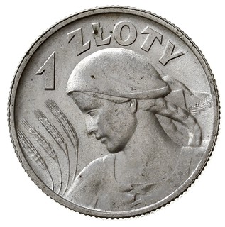 1 złoty 1925, Londyn, Kobieta z kłosami, Parchimowicz 107.b, bardzo ładna