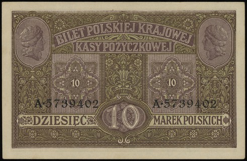 10 marek polskich 9.12.1916, \Generał, \"biletów