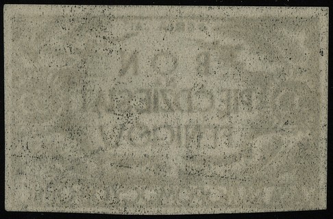 Obóz Oflag II-C w Dobiegniewie /Woldenberg/, bon na 50 fenigów, seria AI, w lewym dolnym rogu inicjały \EP, papier z ledwie widocznym znakiem wodnym