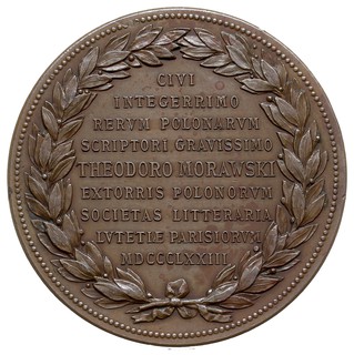 Teodor Morawski - medal nieznanego autora ofiaro