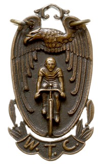 zestaw 4 odznak kolarskich WTC, - odznaka Nagrod