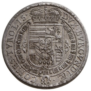 talar 1654, Hall, srebro 28.51 g, Dav. 3367, M./T. 513, Vogl. 185/II, rysa na awersie, ale bardzo ładny